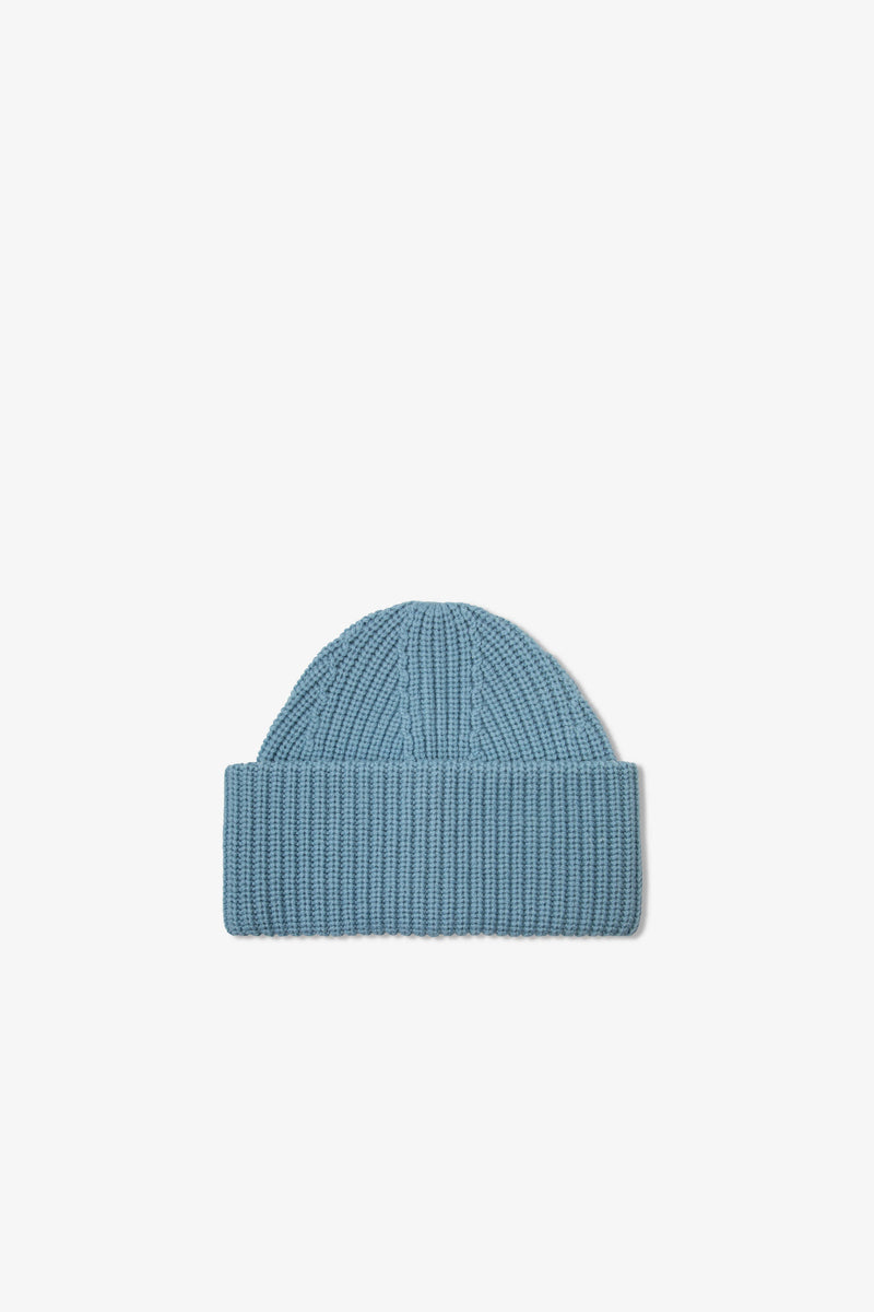 The Merino Wool Beanie - Blue