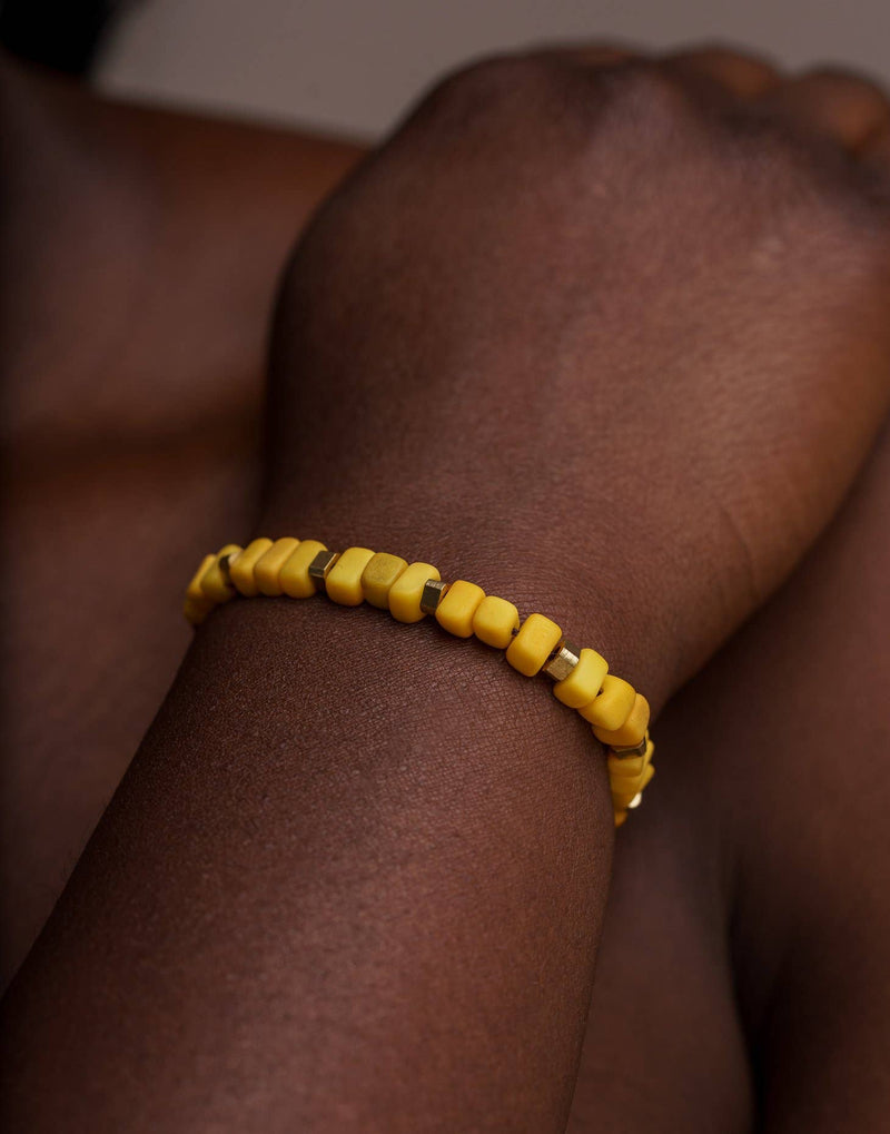 Friendship Tagua Bracelet: Pink