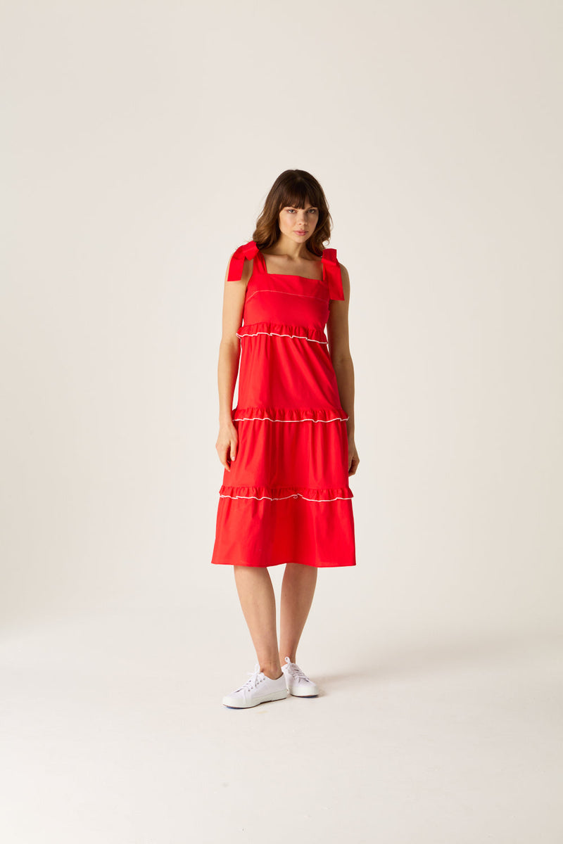 Frankie Sundress Red