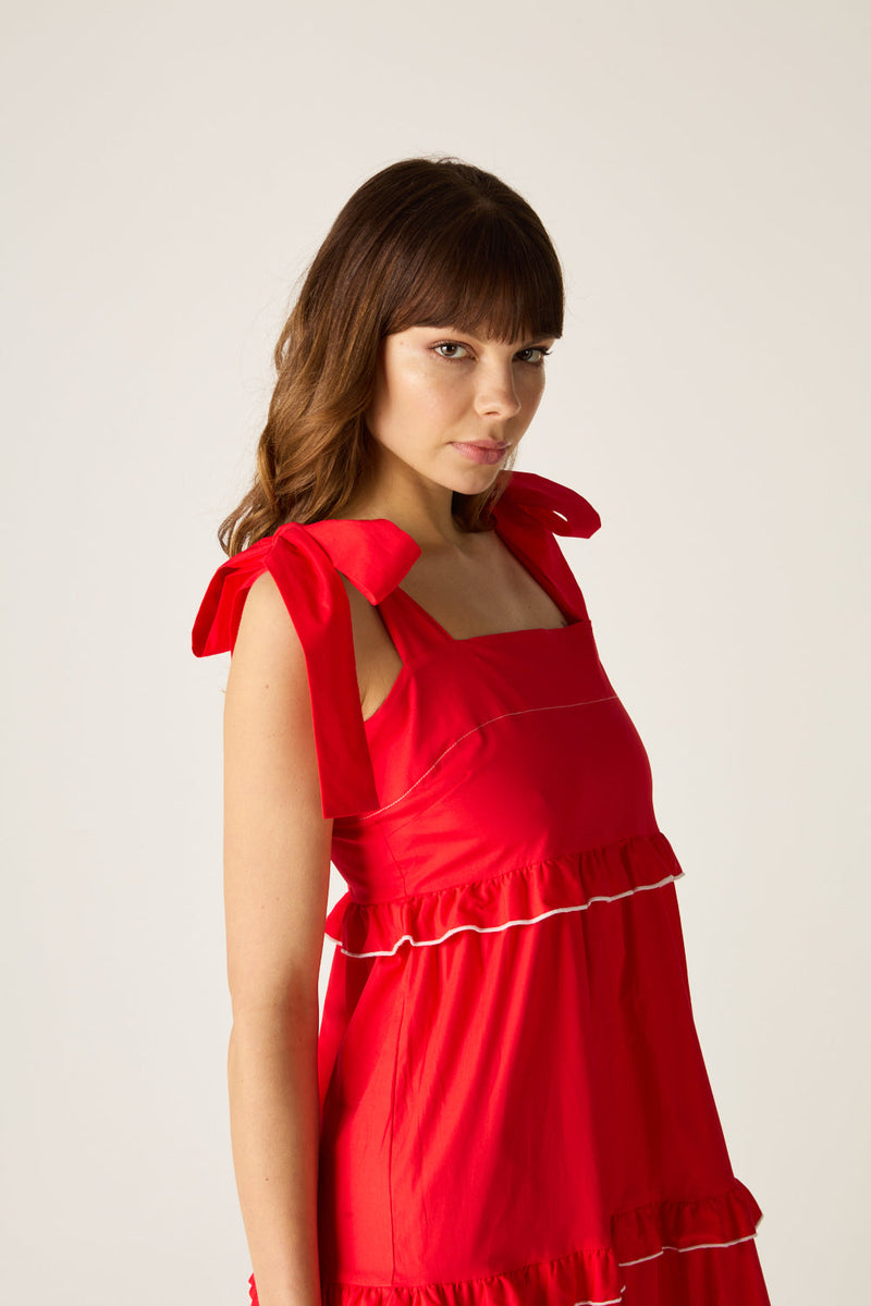 Frankie Sundress Red