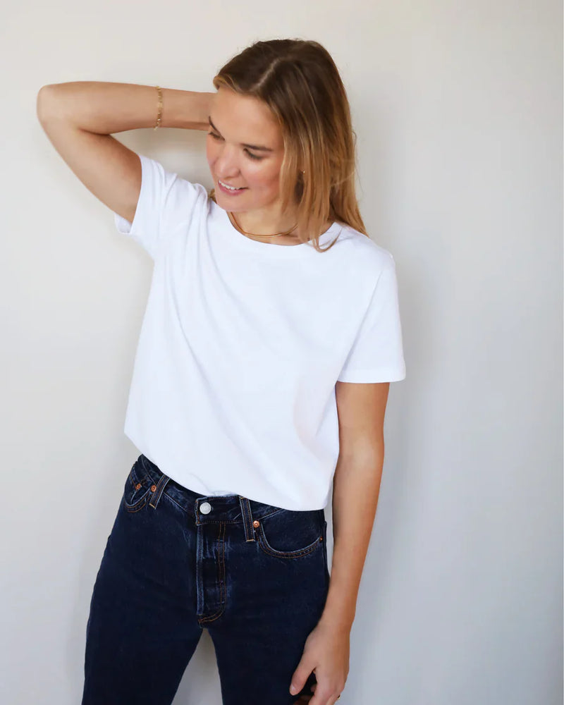 Mabel Organic Cotton White T-Shirt