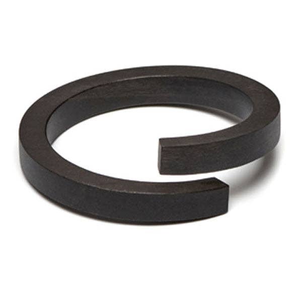 Black wood wrap over bangle: M