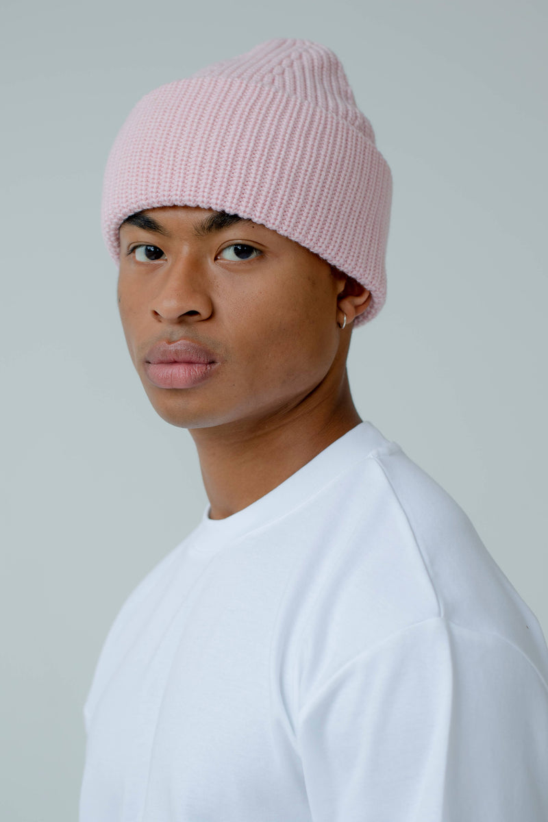 The Merino Wool Beanie - Pink