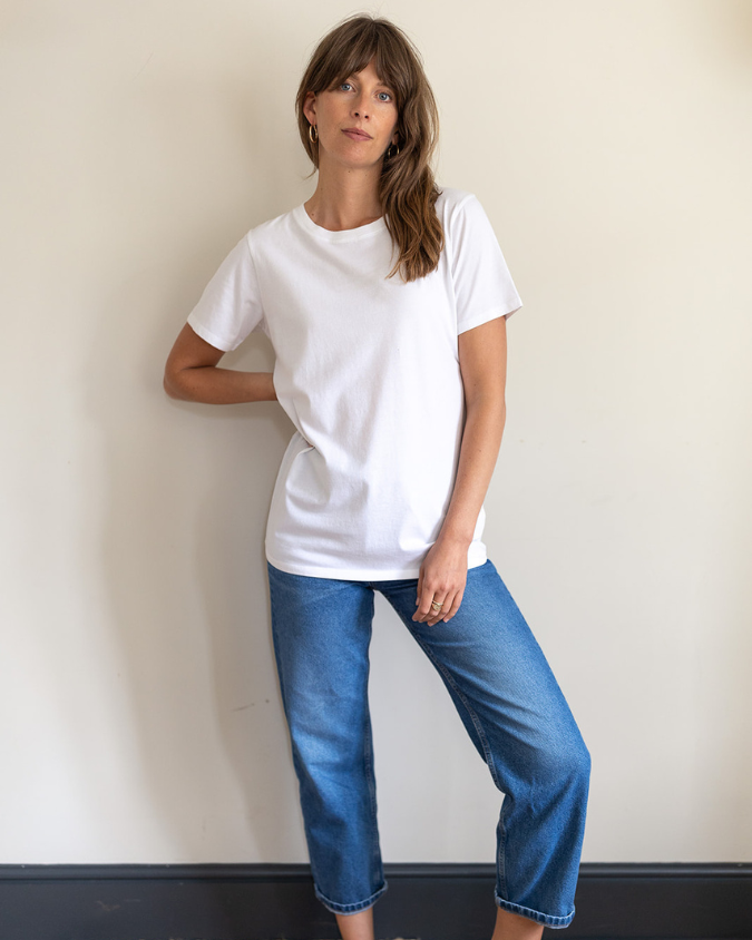 organic cotton white t shirt