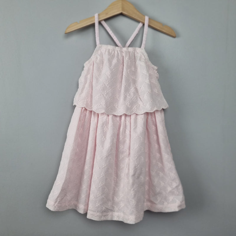 Broderie Tiered Dress