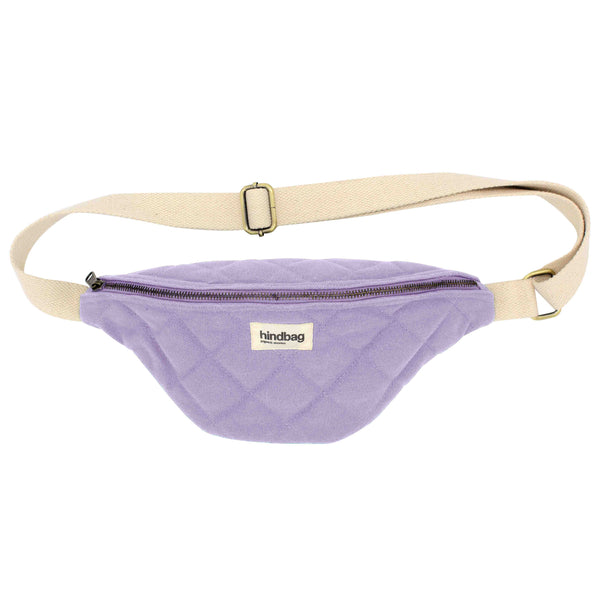 Olivia quilted waist bag Lilac