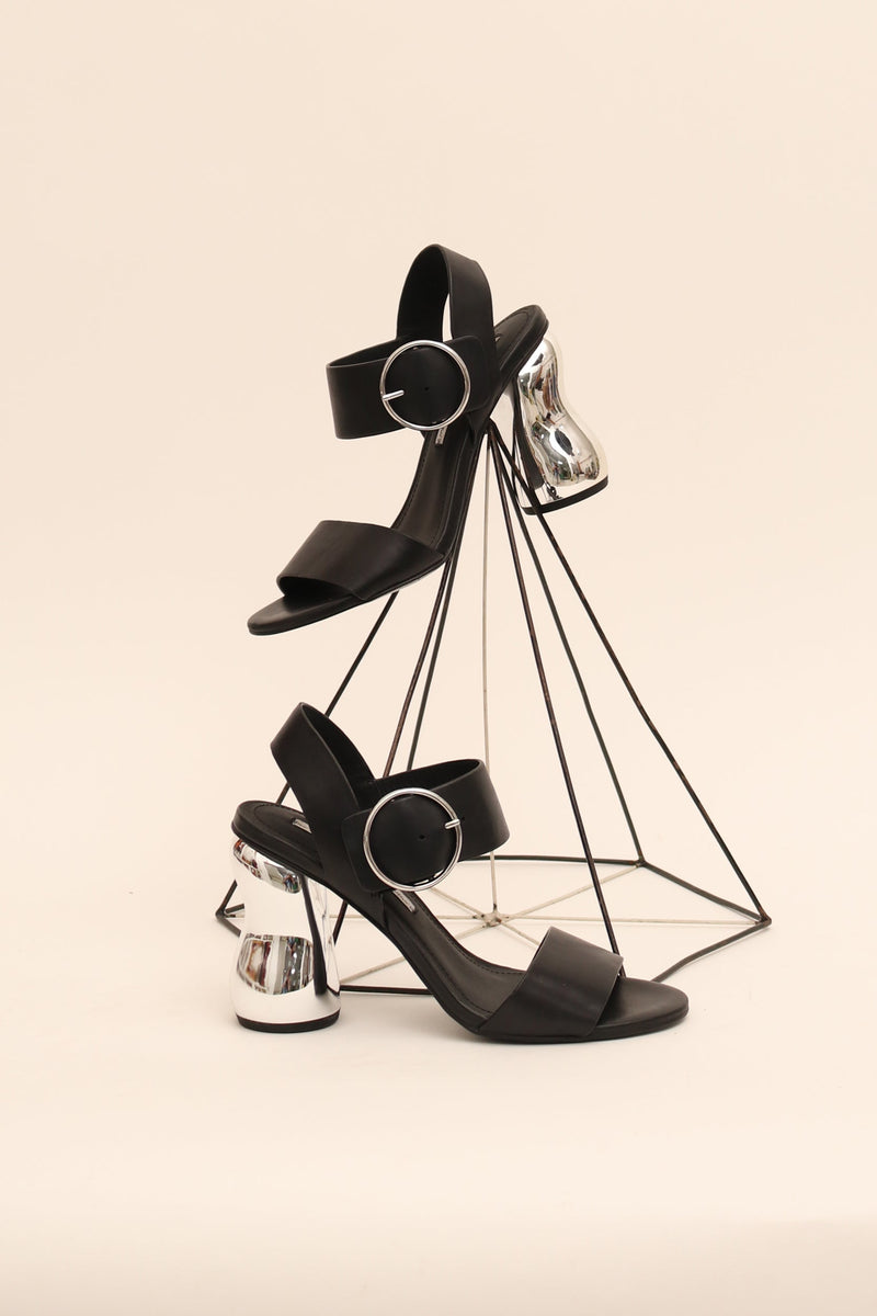 Other Stories Silver Heel Buckle Strap