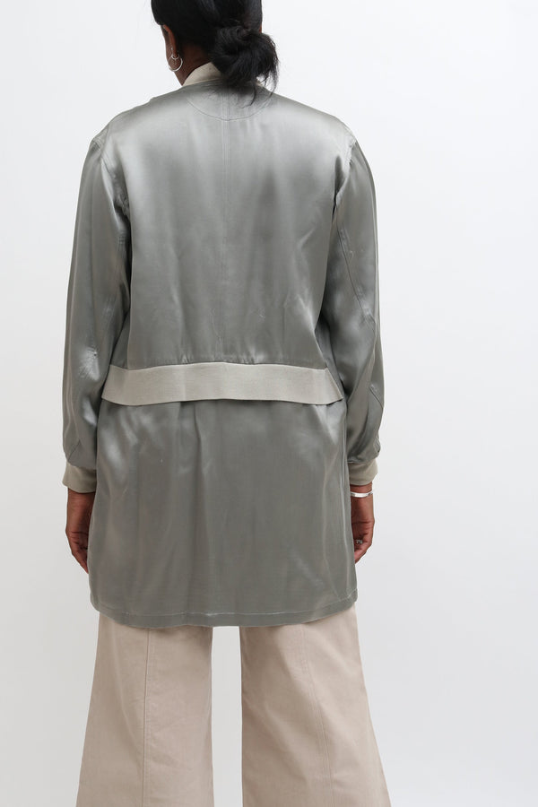 MM6 Maison Margiela Silk Bomber Jacket