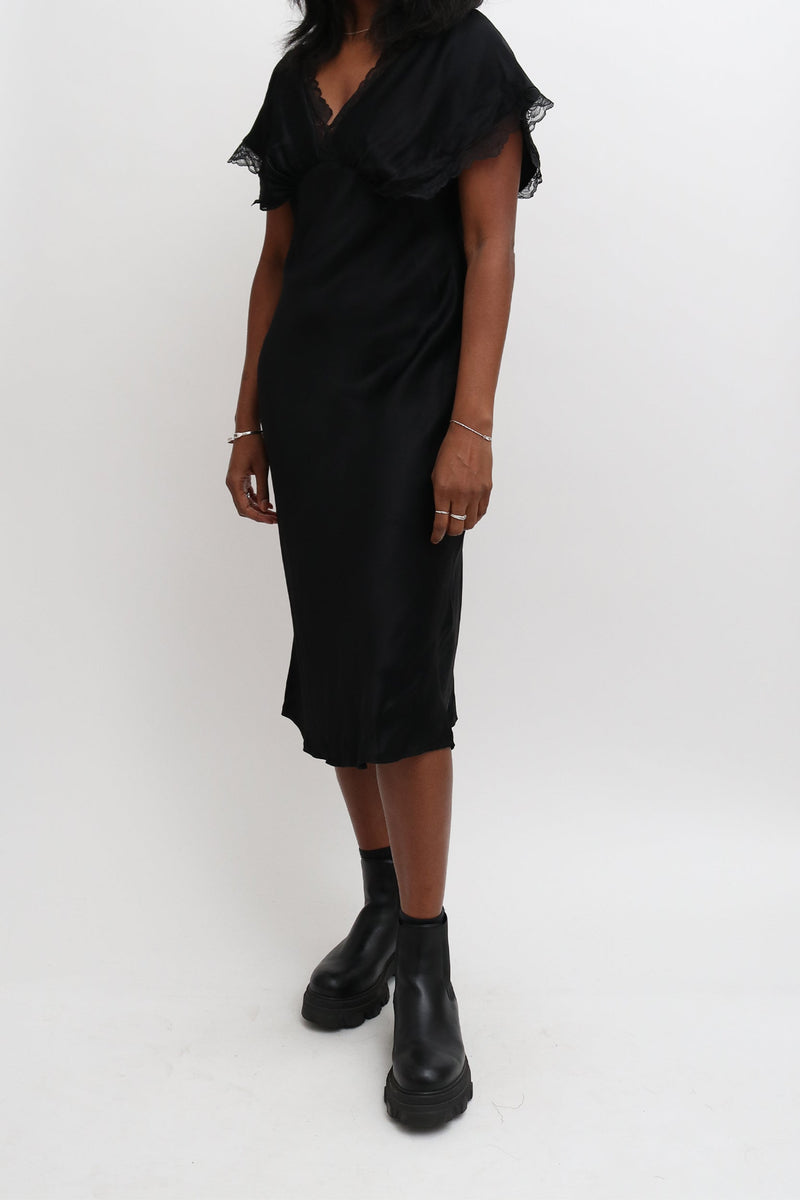 arket bias cut slip dress ARKET Bias-Cut Slip Dress