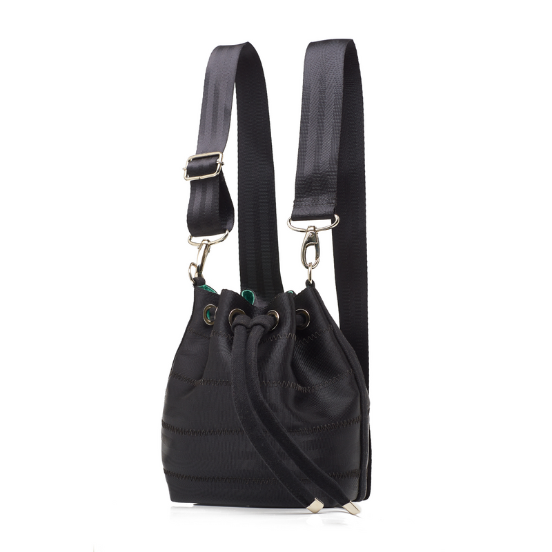 Black Ju Mini Bucket Bag