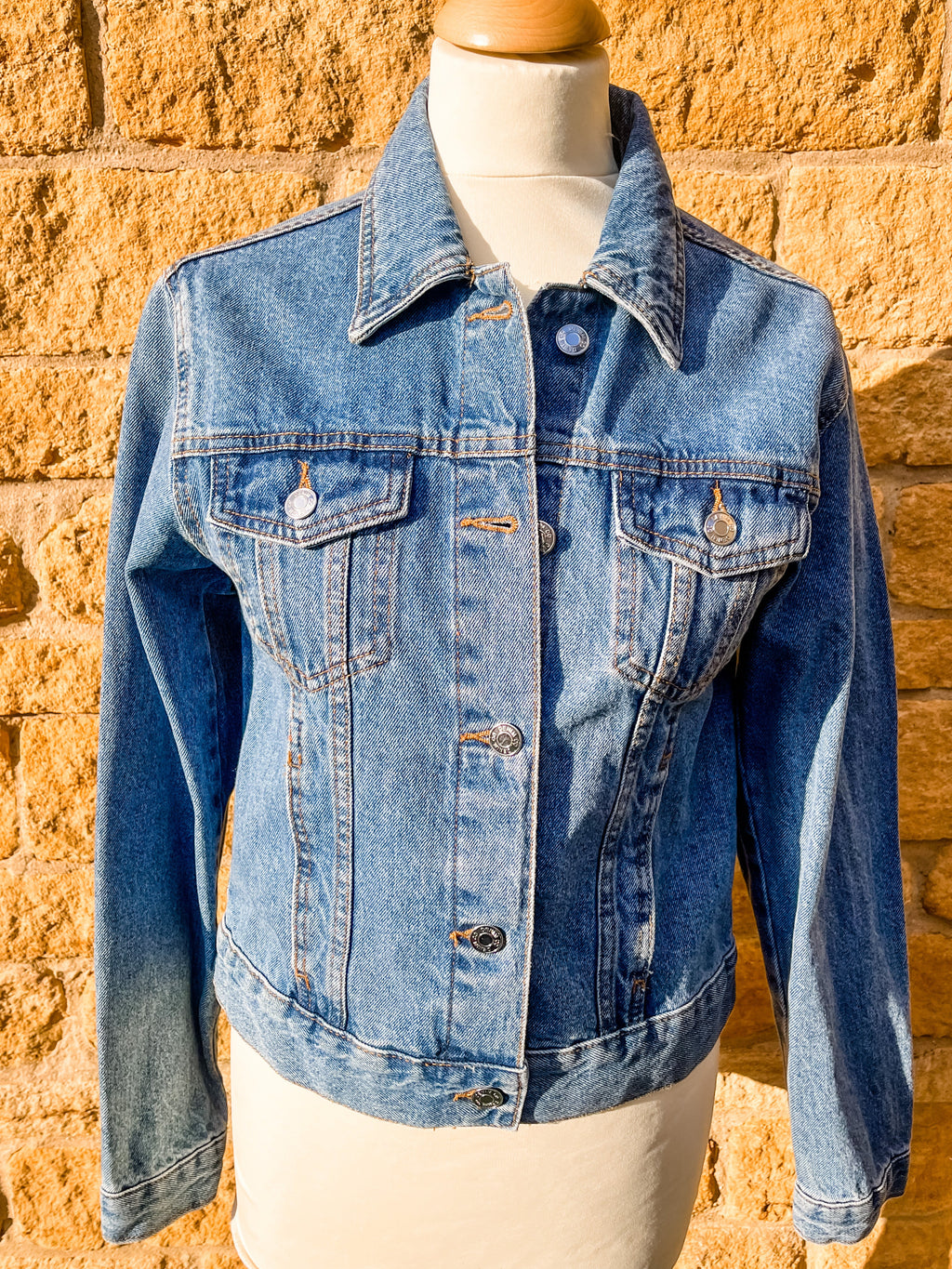 Oversized denim outlet jacket primark